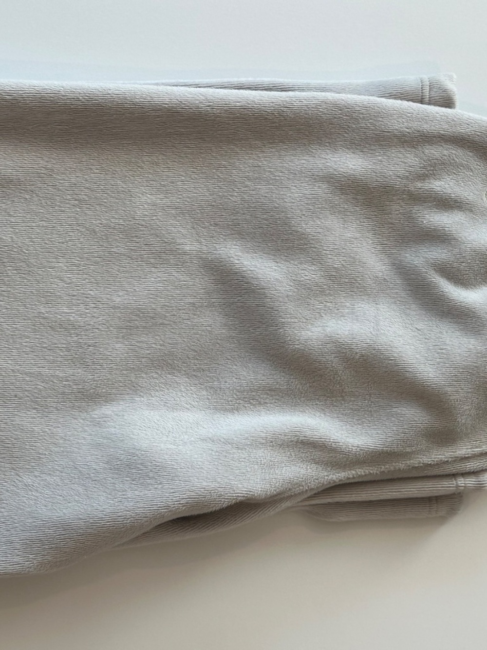 Lululemon Plush Velour Mid Rise Pants Dove Grey Medium - Picture 13 of 14